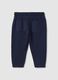 Pure Cotton Blue Jogger Trousers Regular Fit for Boys_1