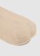 Beige Cotton Socks with Ruffles_2