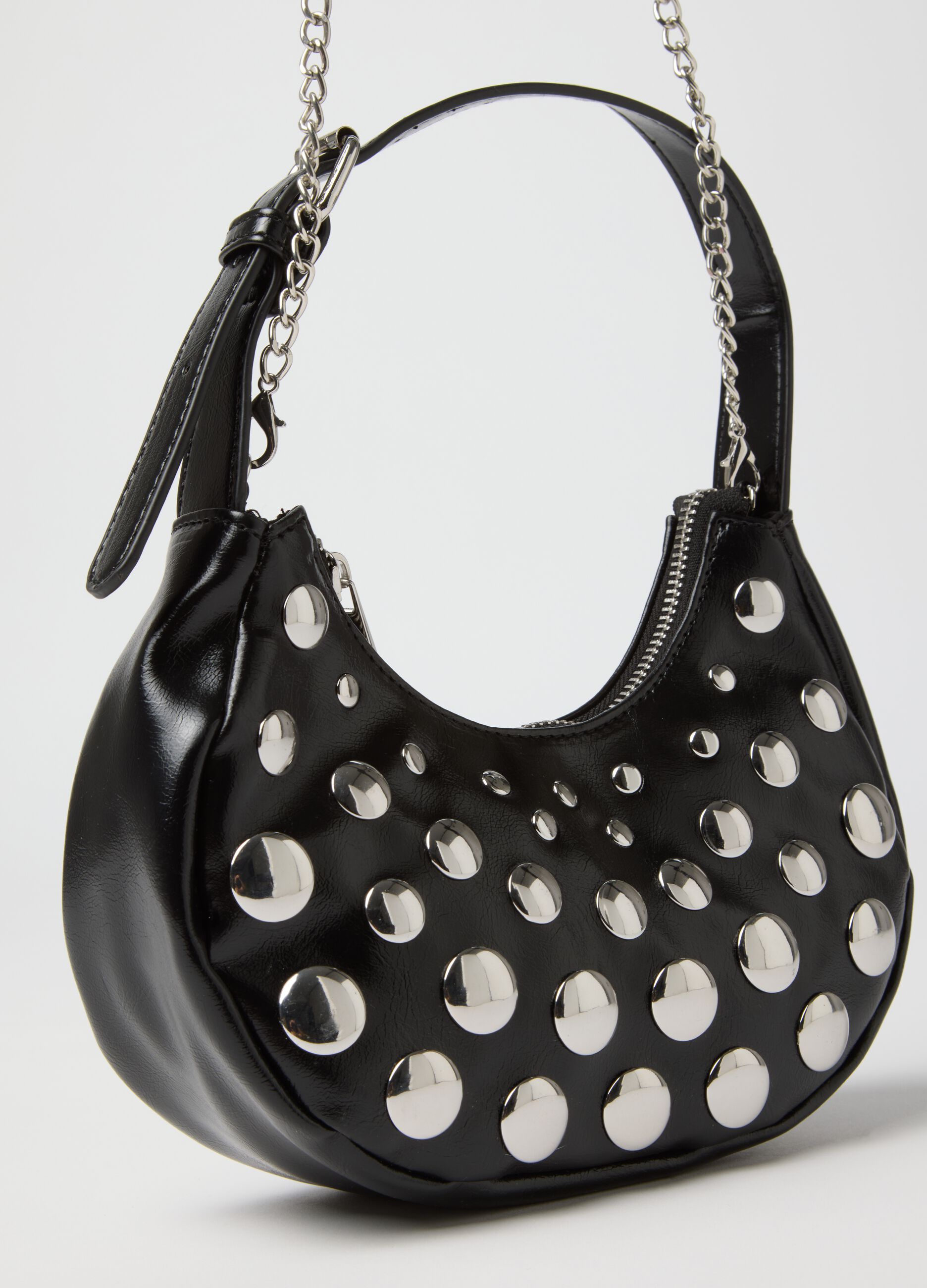 Black bag with metallic details