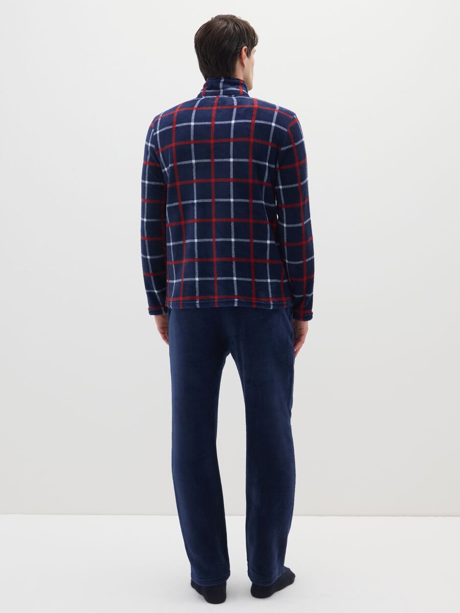 Multicoloured plaid regular fit pyjamas_2