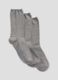 Three-pair pack of mid-length stretch socks_0