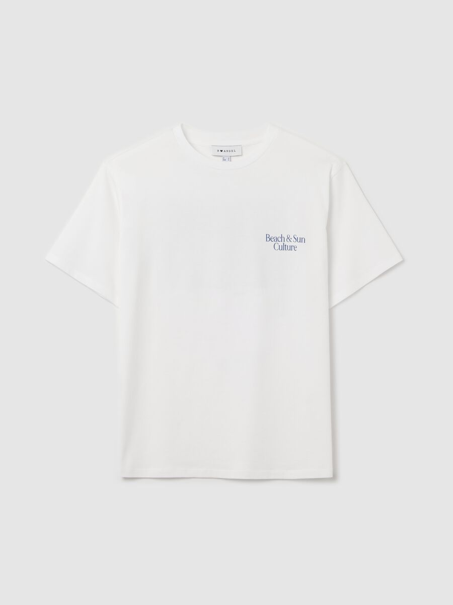 White cotton T-shirt with city print_4