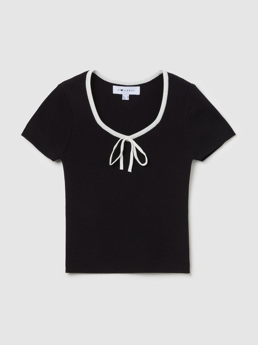 Ribbed top with bow_4