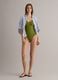 Green stretch fabric swimsuit_1