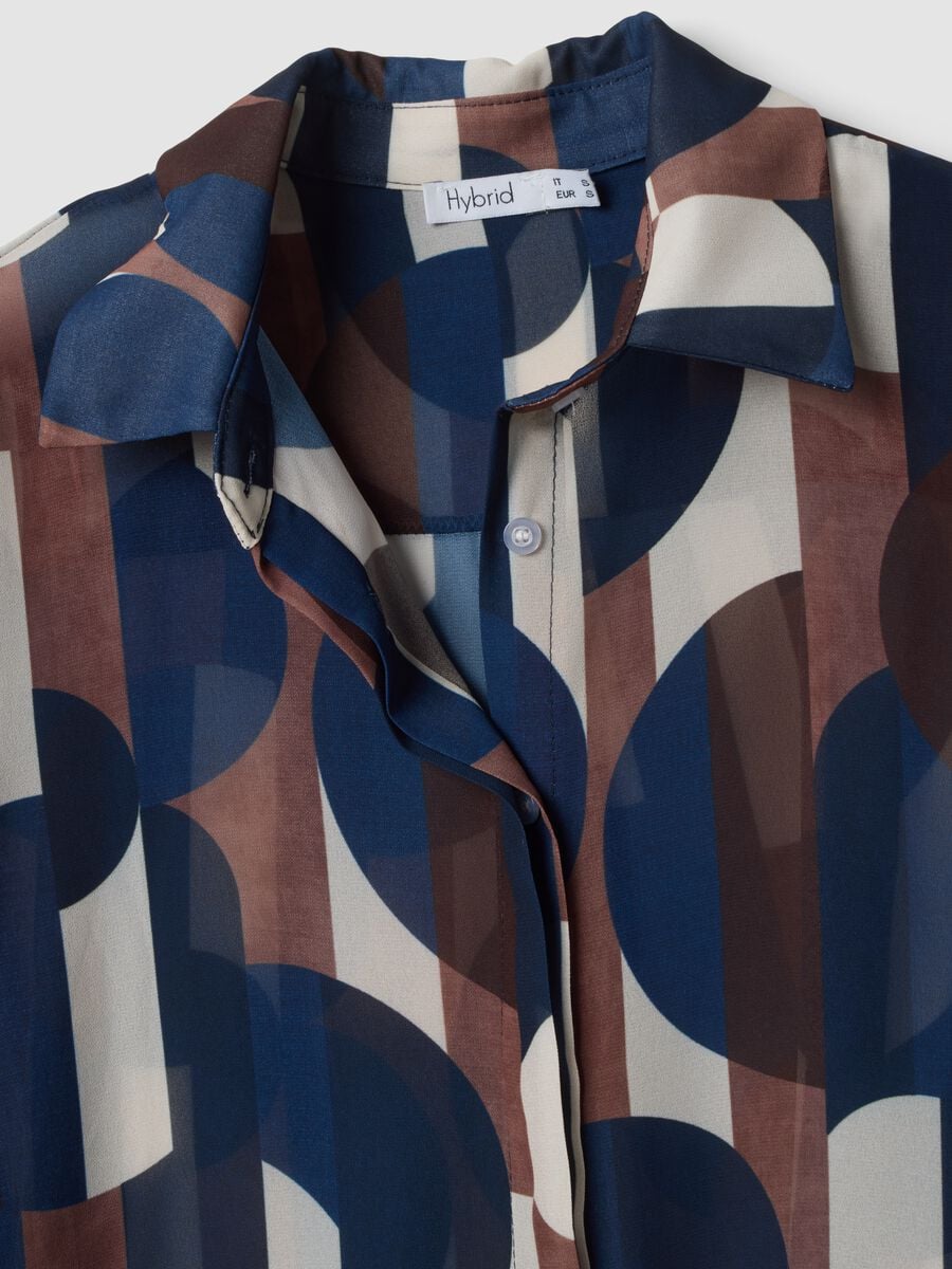 Camicia multicolor con fantasia regular fit_1