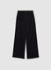 Wide Leg Black Velvet Trousers_4