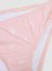 Pink stretch bikini with frills_2