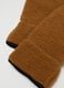 Brown and Black Fleece Gloves_2