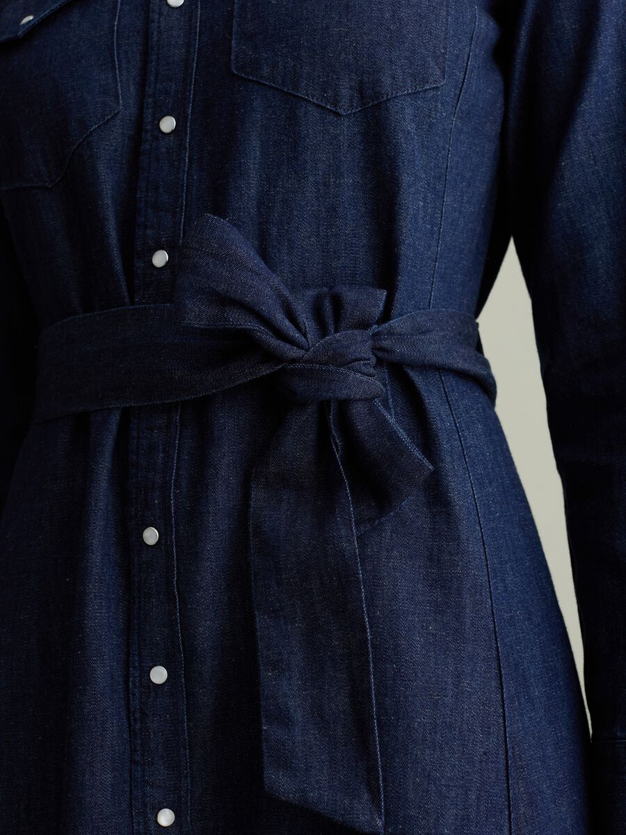 Denim shirt dress_3