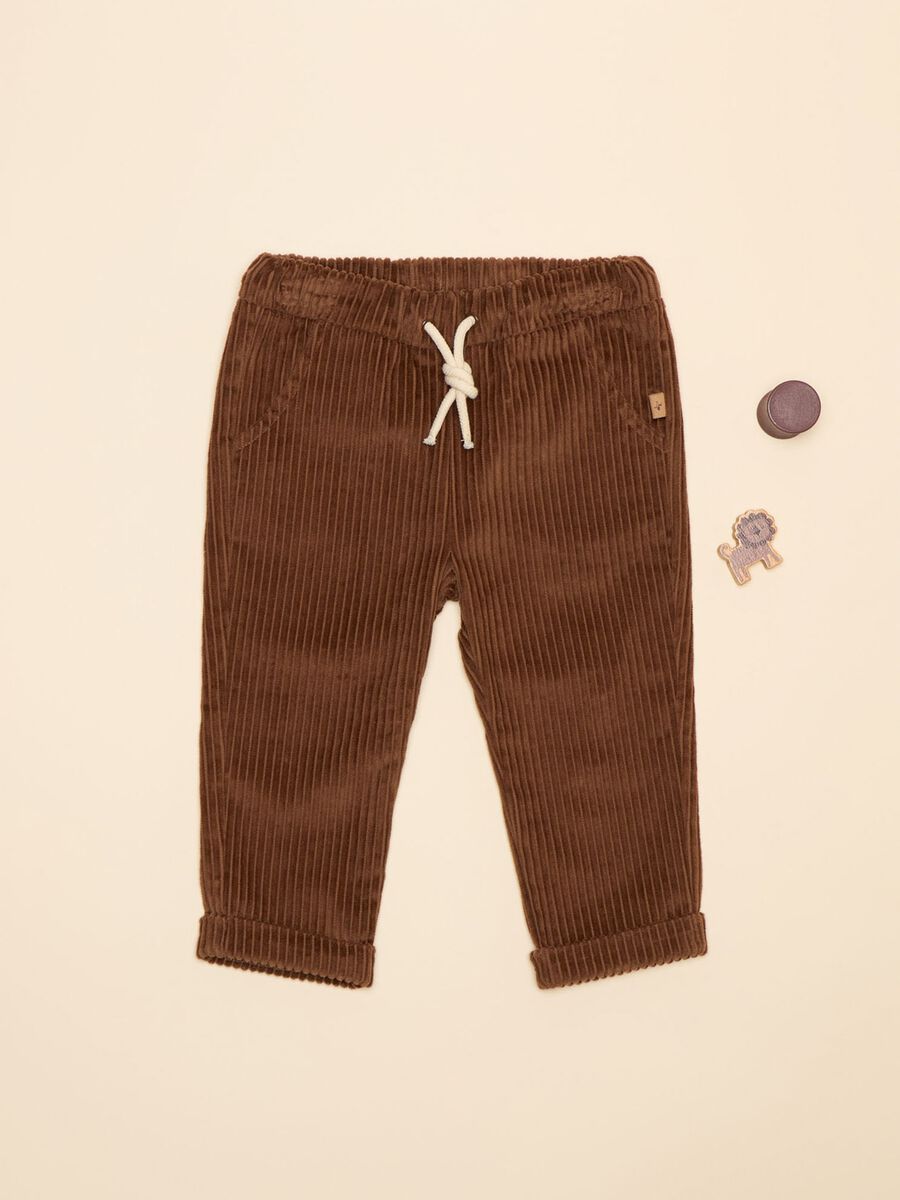 Corduroy joggers_0