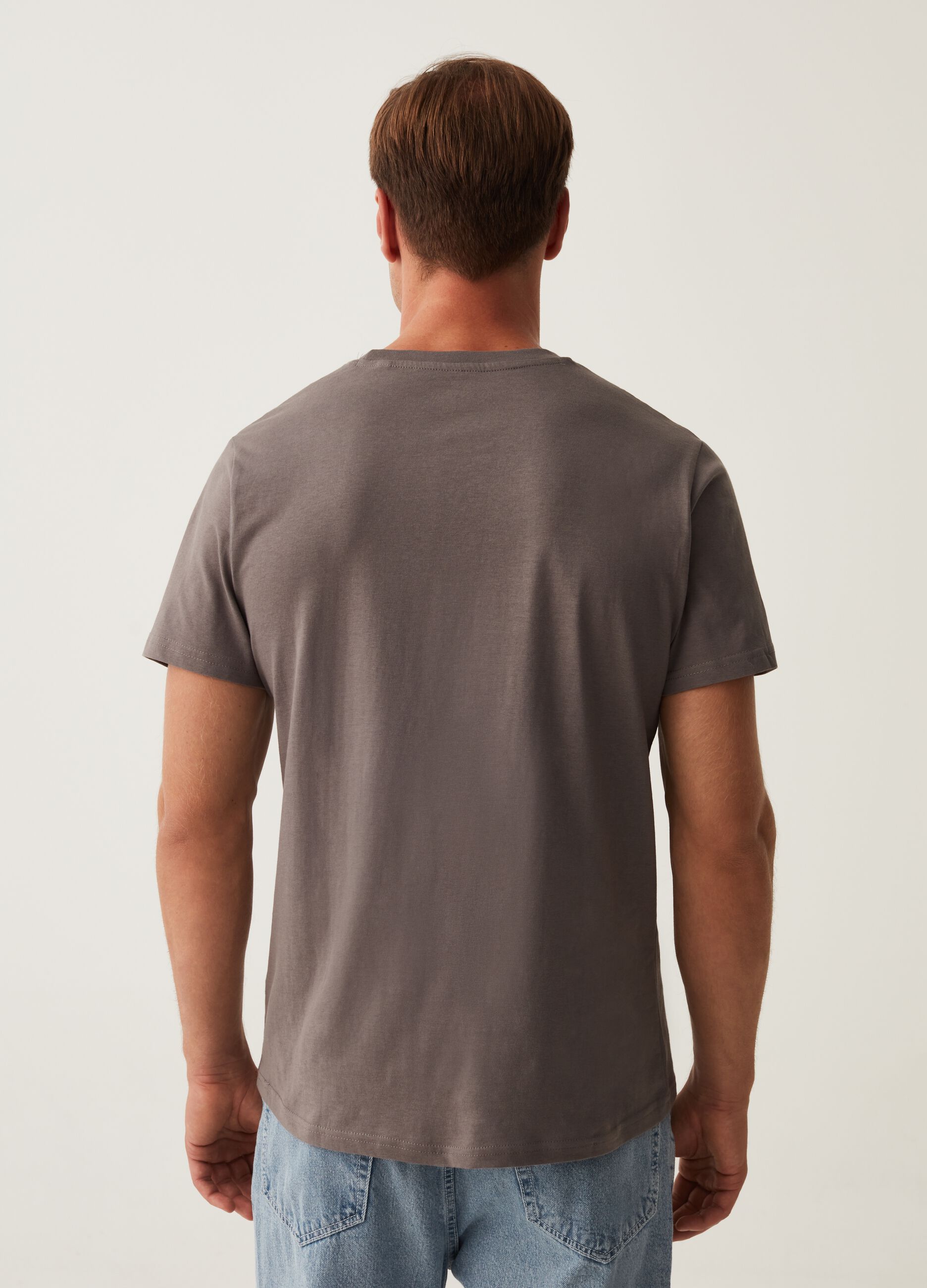 T-shirt in cotone con stampa_2