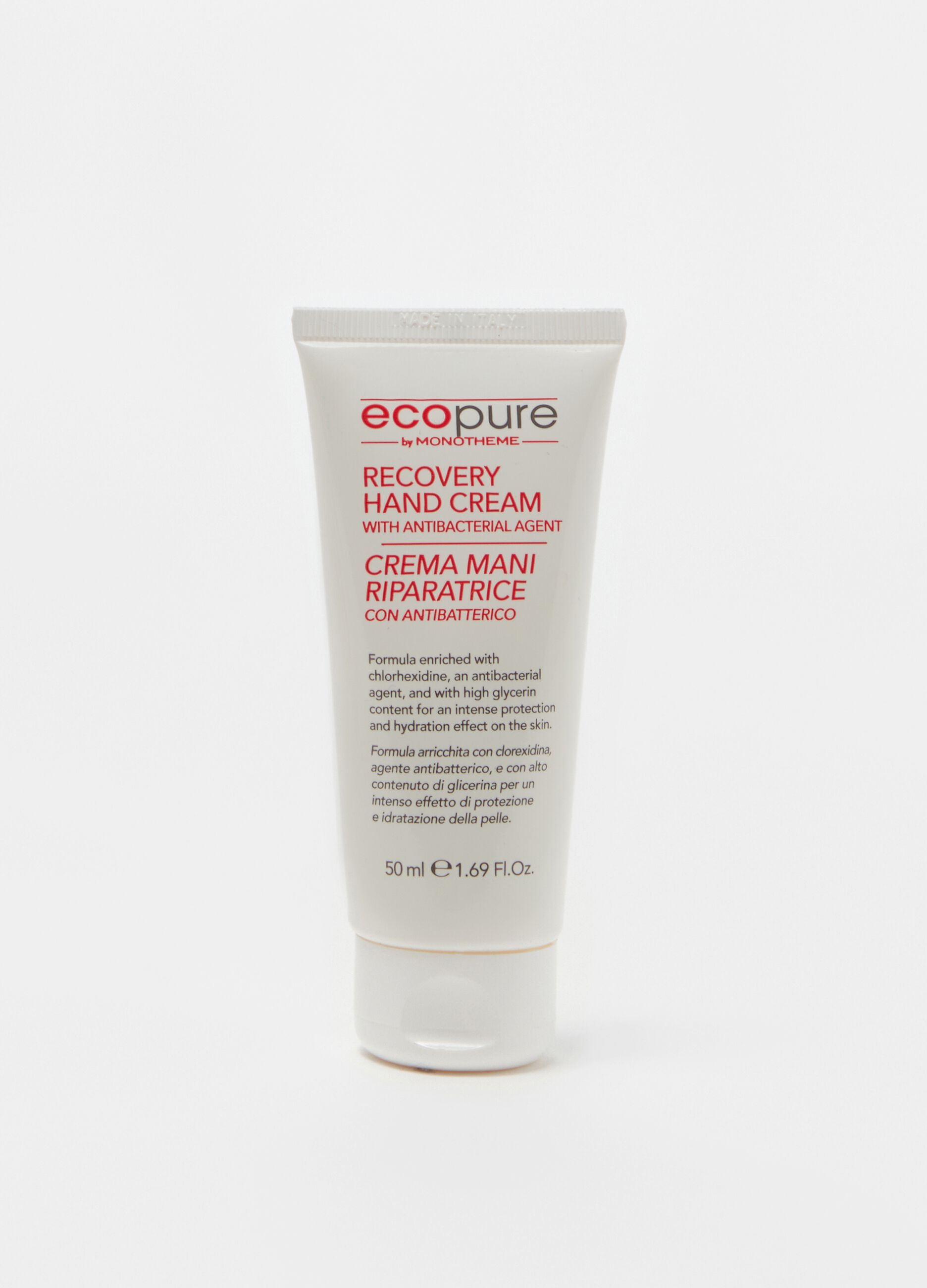 Crema mani riparatrice con antibatterico 50ml ECOPURE