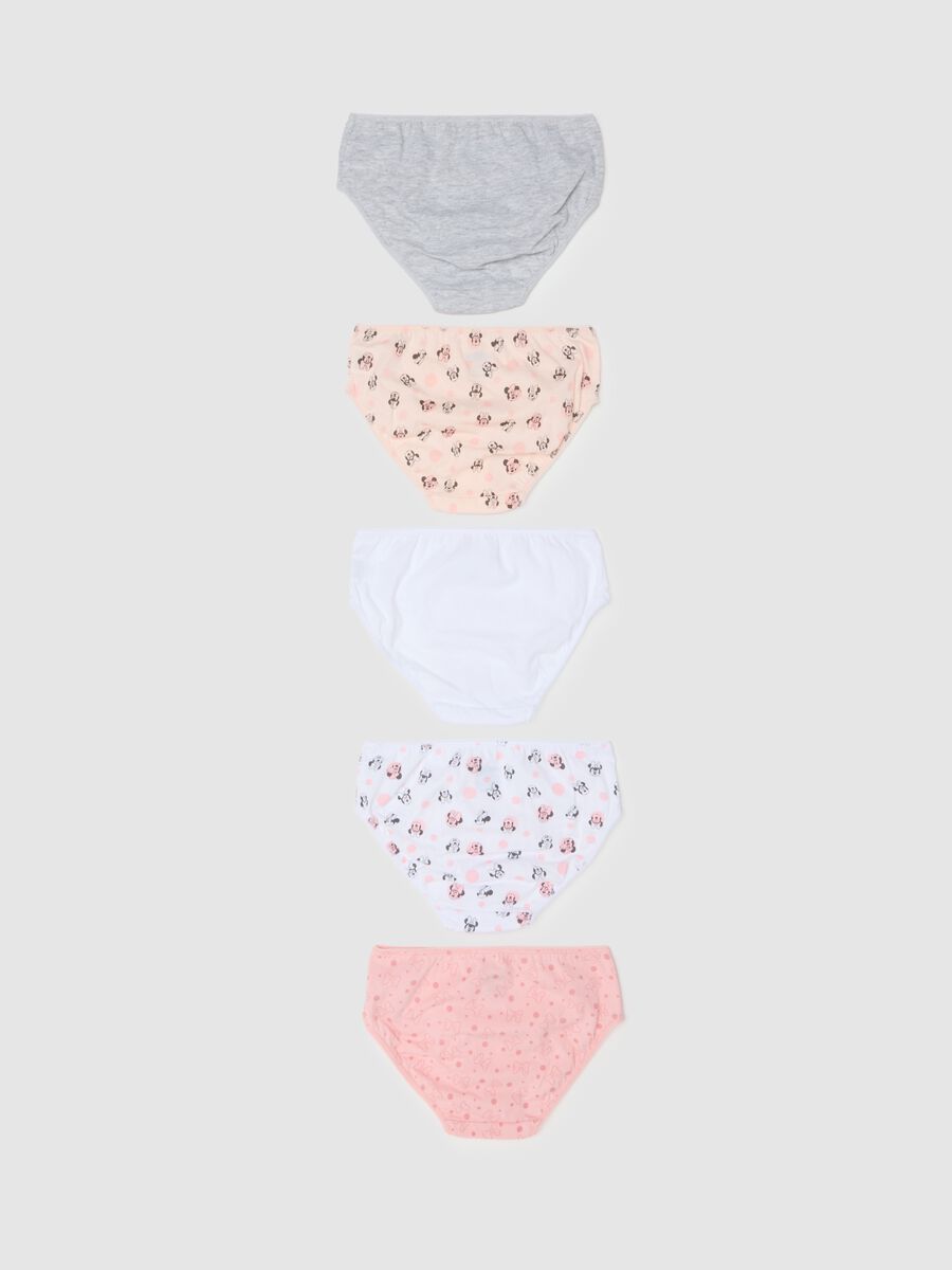 Girl's multicolour regular fit cotton briefs multipack set_1