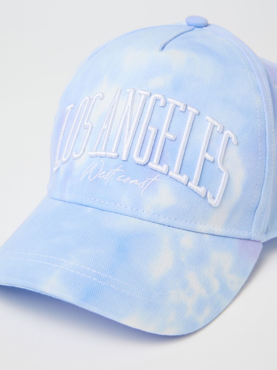 Sky Blue Pure Cotton Cap Los Angeles_2