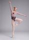 Brown stretch-fabric bodysuit with sweetheart neckline_0