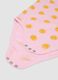 3-pack of pink pure cotton bodysuits_2