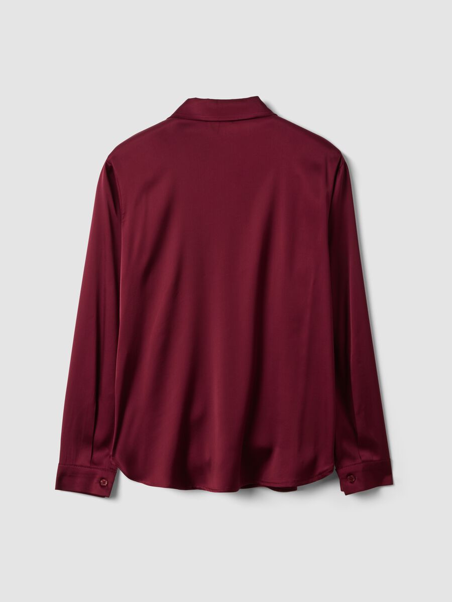 Purple regular-fit stretch viscose shacket_1
