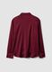 Purple regular-fit stretch viscose shacket_1