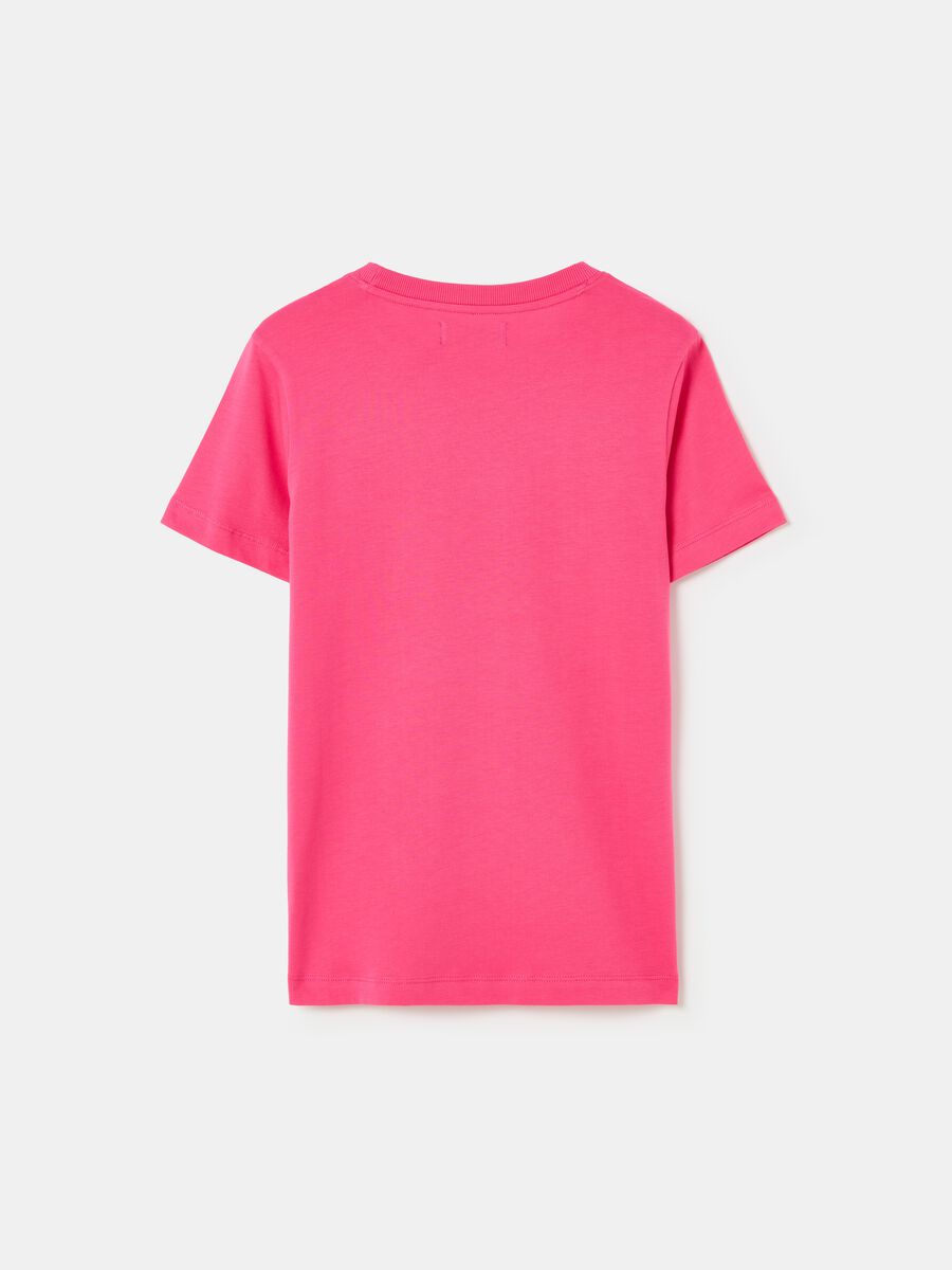 Supima cotton T-shirt with round neck_4