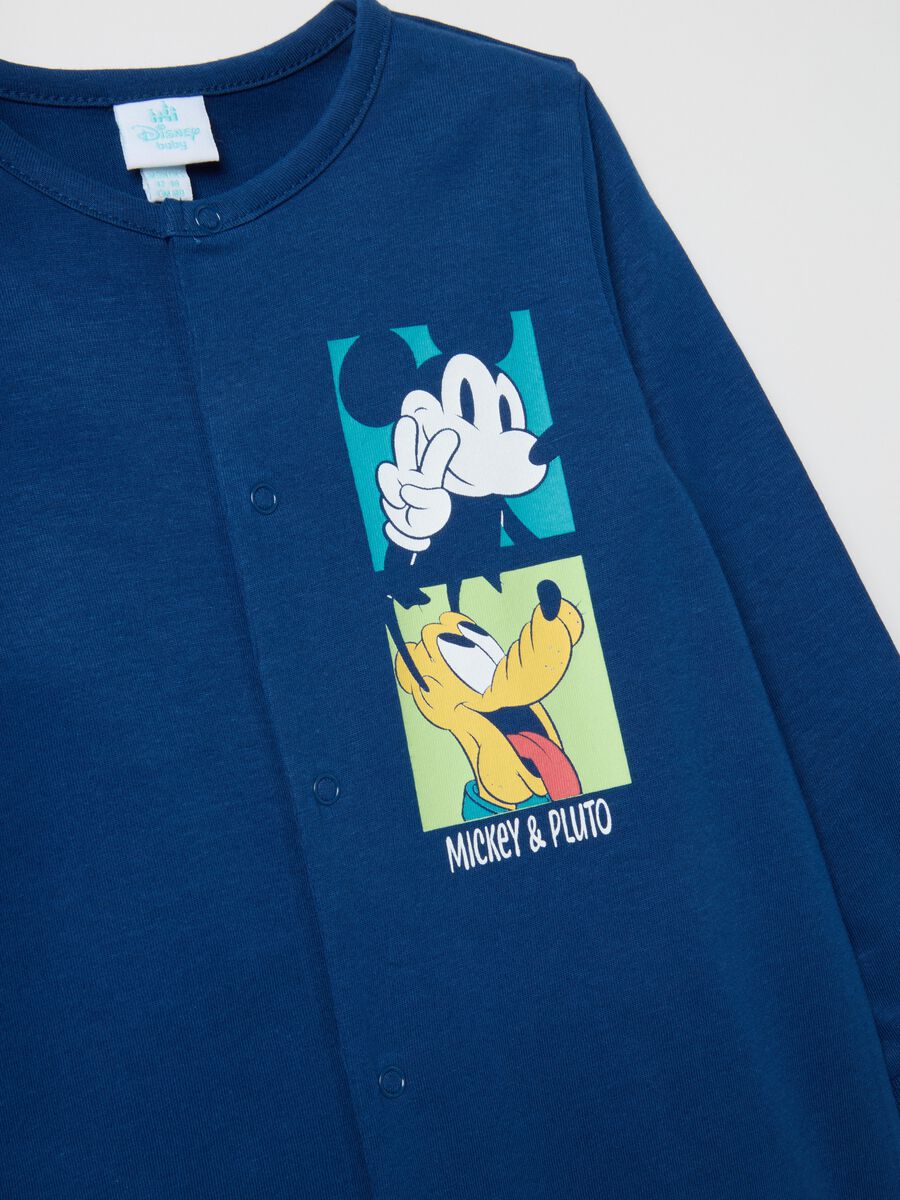 Two-pack long sleeve multicolour cotton bodysuits for babies_2