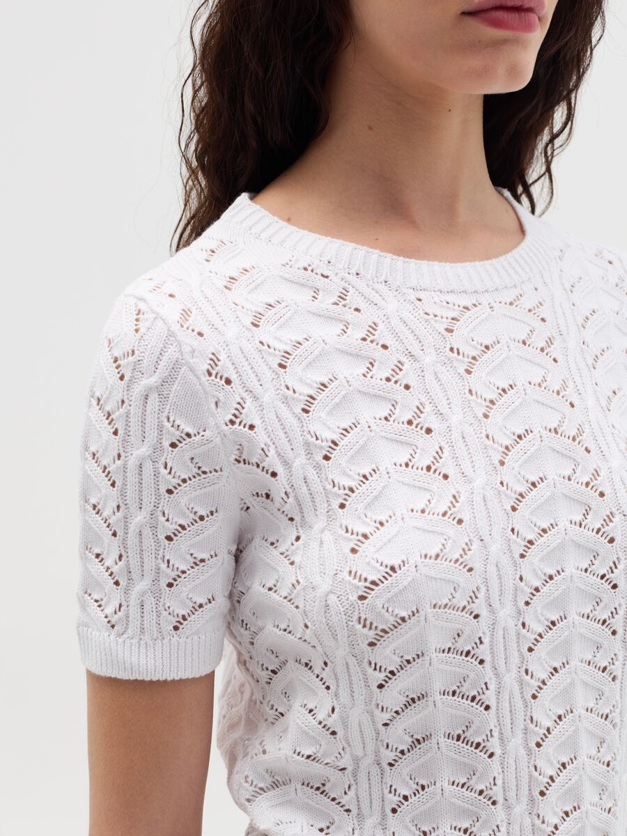 Short-sleeve crochet top_2