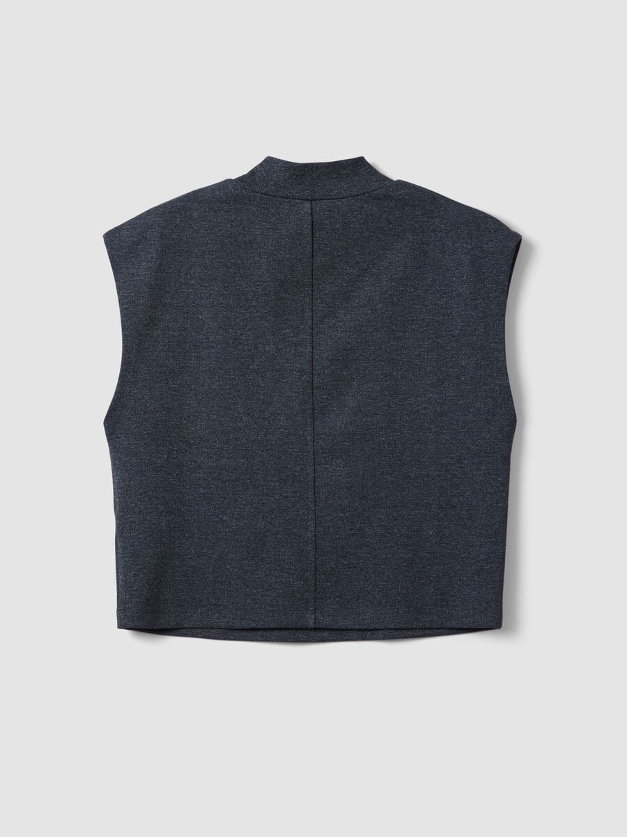 Grey stretch viscose regular-fit T-shirt_6