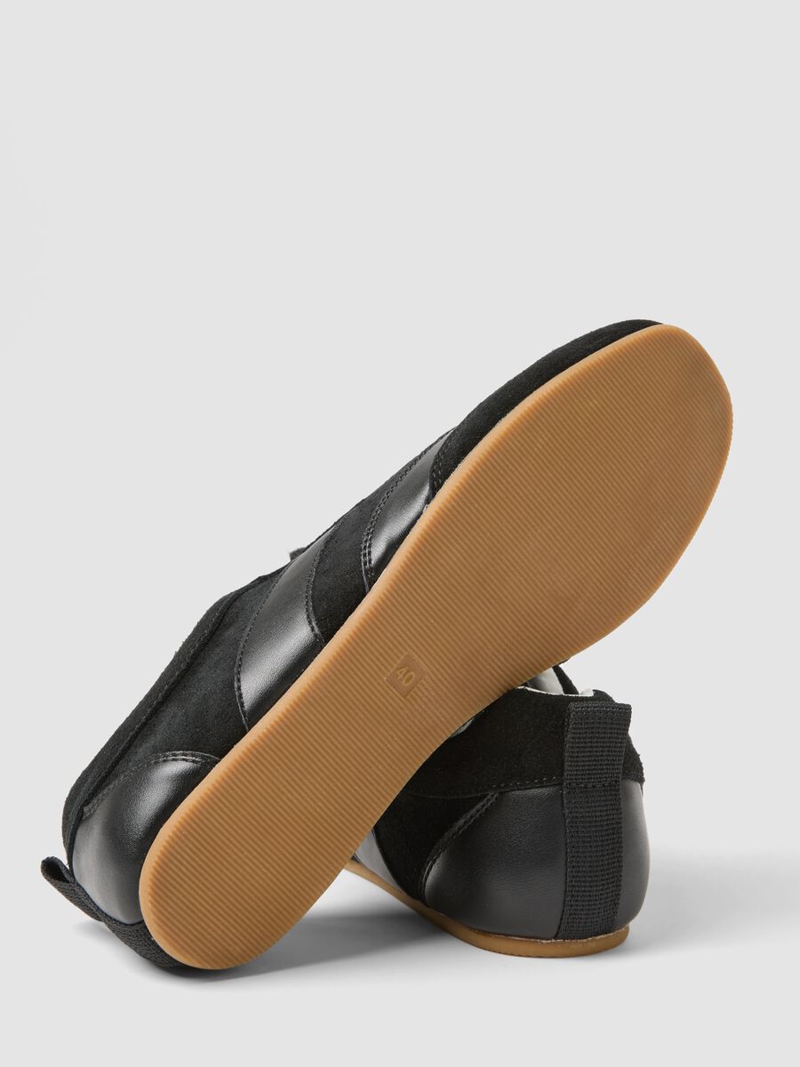 Black genuine leather sneakers_3