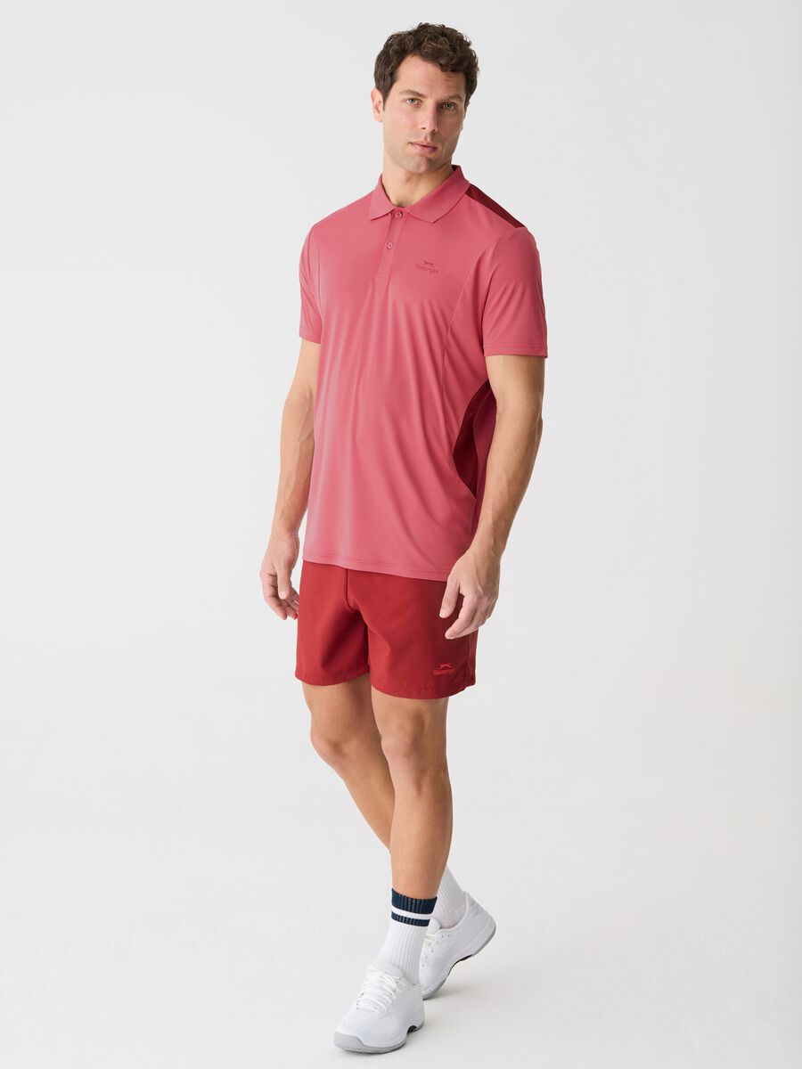 SLAZENGER polo shirt in technical fabric_1