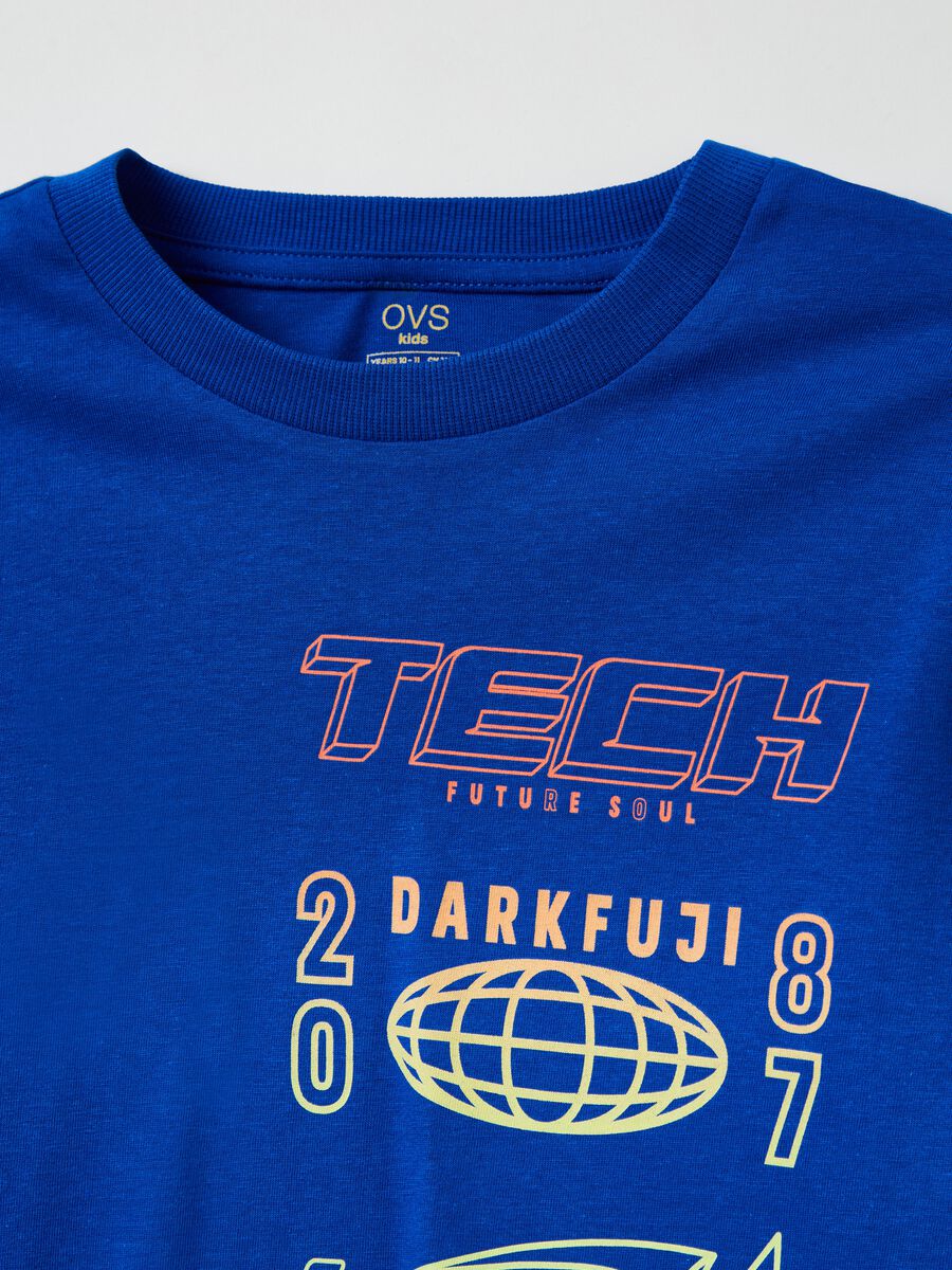 T-shirt a maniche lunghe con stampa_2