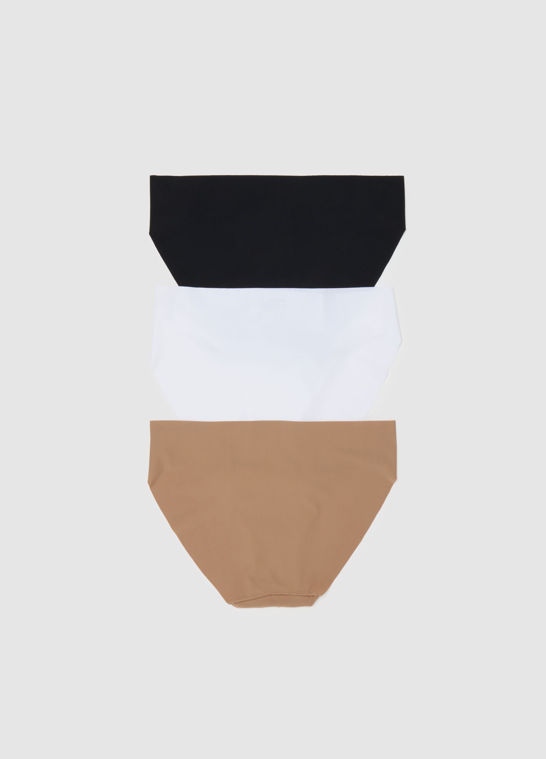 Three-pair pack microfibre briefs