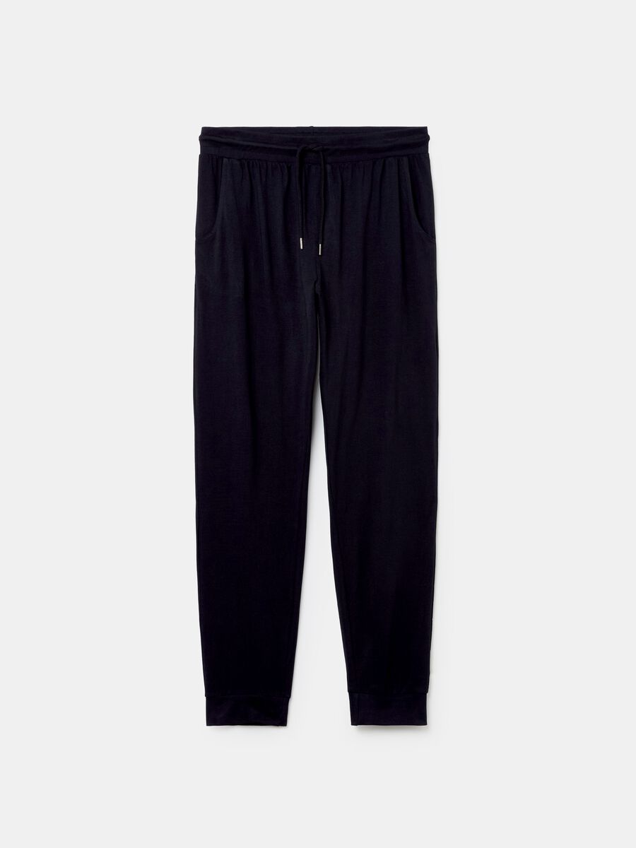 Pantalone pigiama con coulisse_4