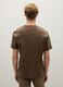Regular Fit Brown Pure Cotton T-shirt_2