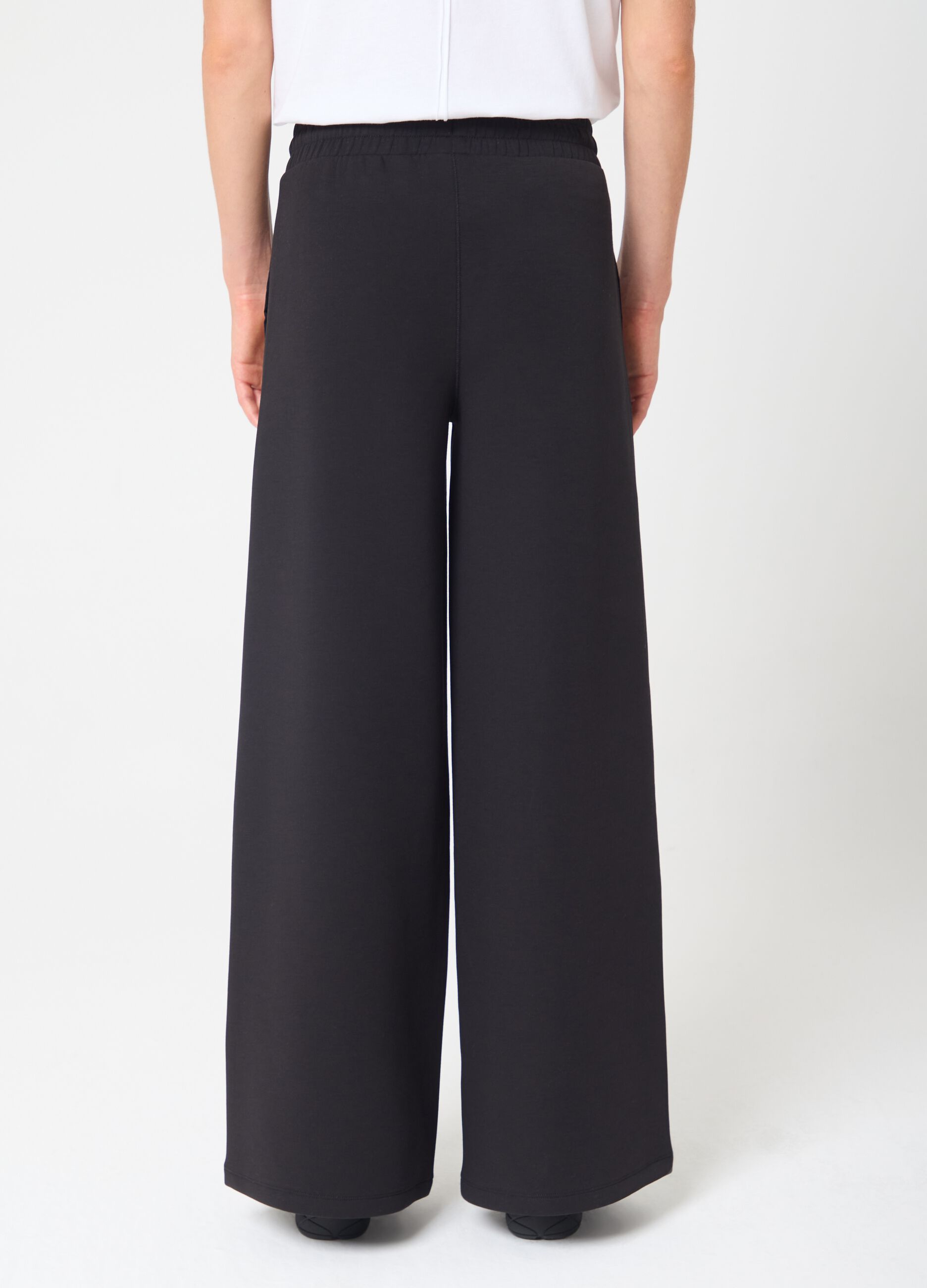 Wide Leg Joggers with Elastic Waist ALTAVIA STUDIO