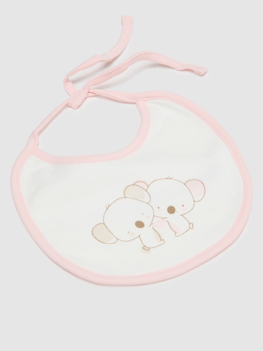 Two-pack multi-coloured pure cotton baby bibs_2