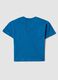 Children's regular fit pure cotton blue t-shirt with pocket_1