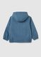 Child's jacket in blue fabric regular fit_1
