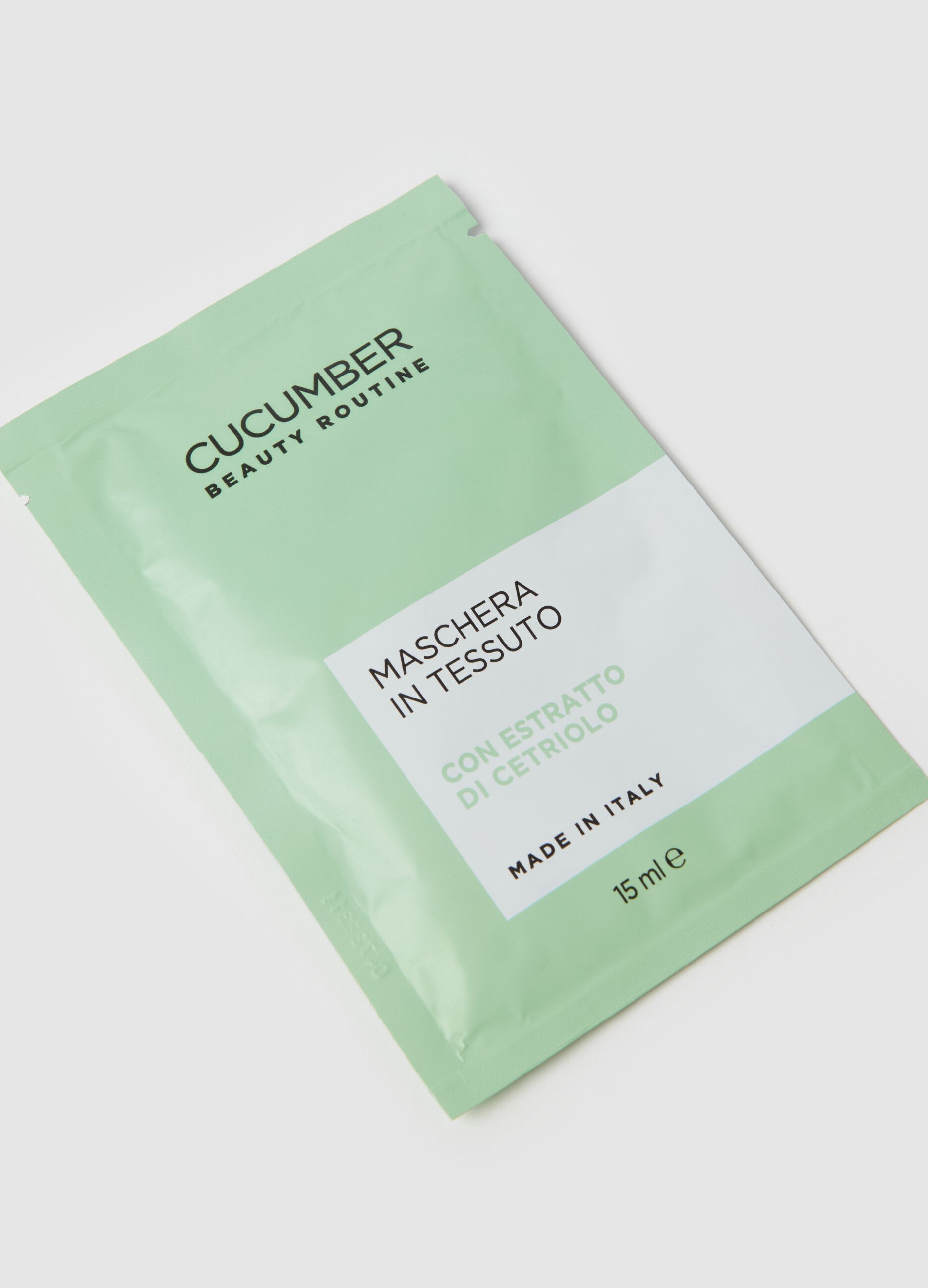 Maschera viso al cetriolo BEAUTY ROUTINE