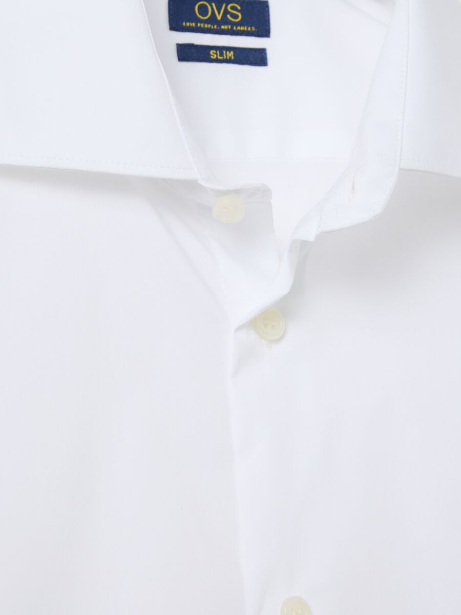 White slim-fit shirt_5