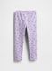 Purple Stretch Cotton Leggings_1