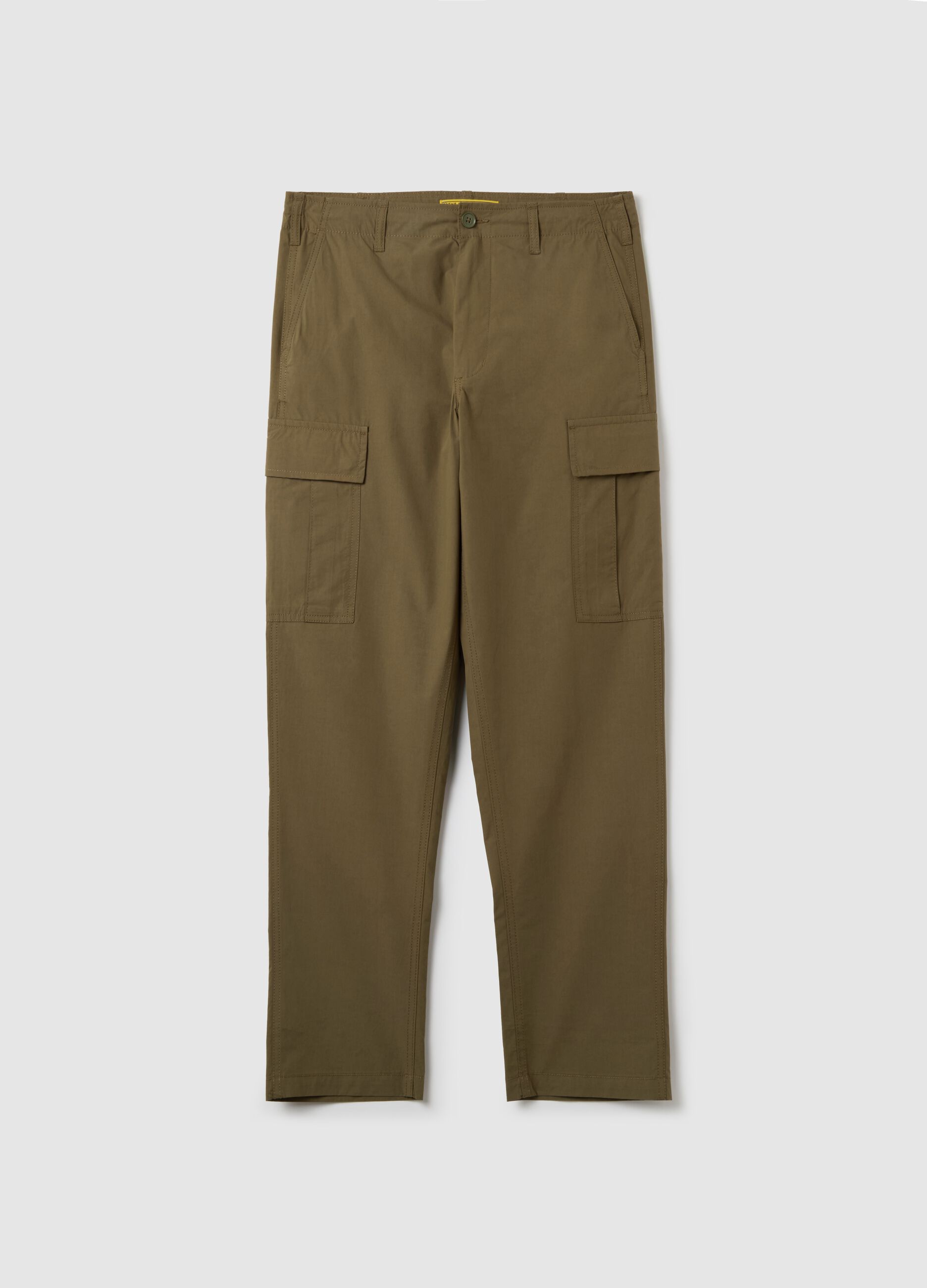 Cotton cargo trousers