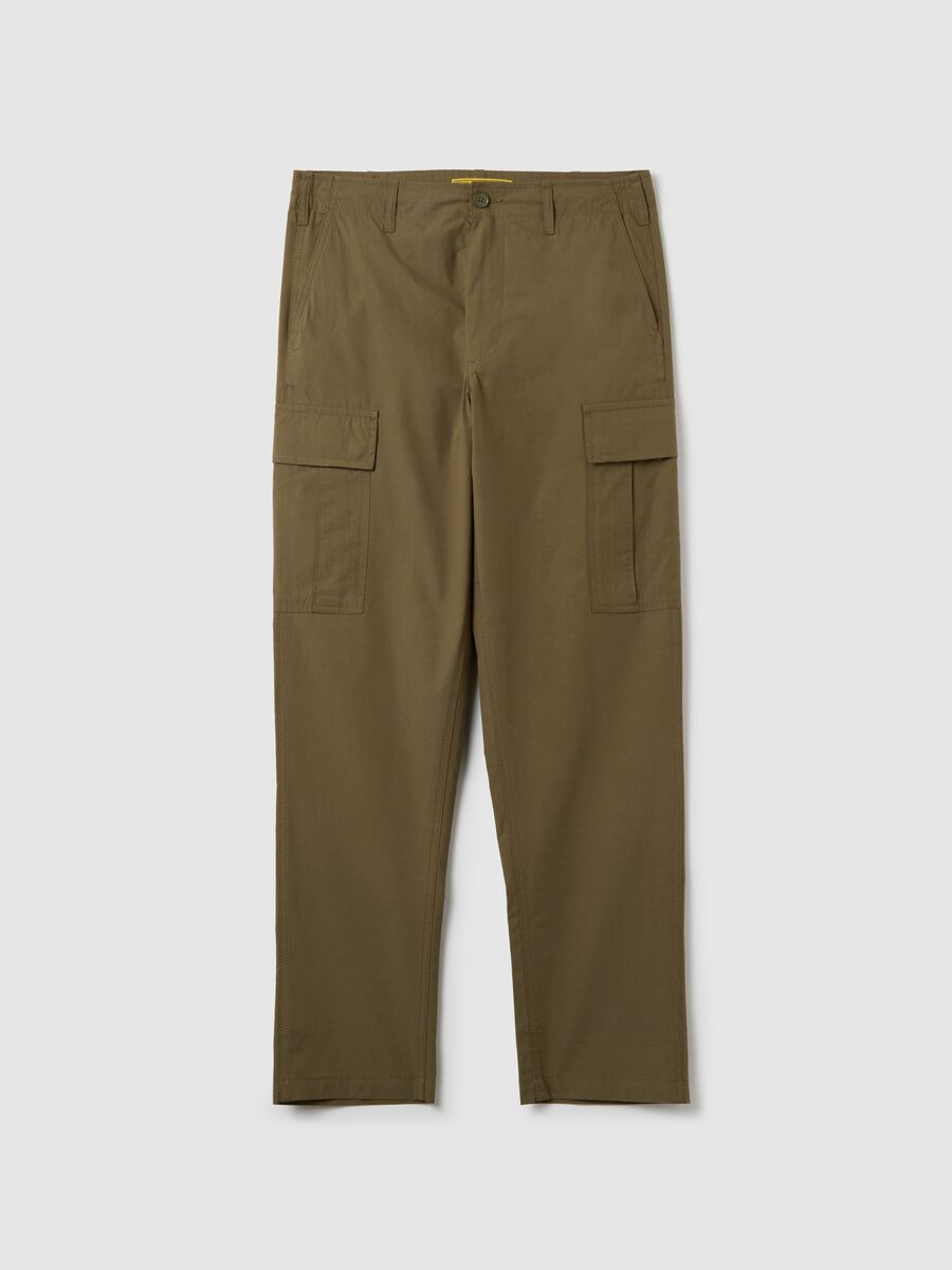 Cotton cargo trousers_4
