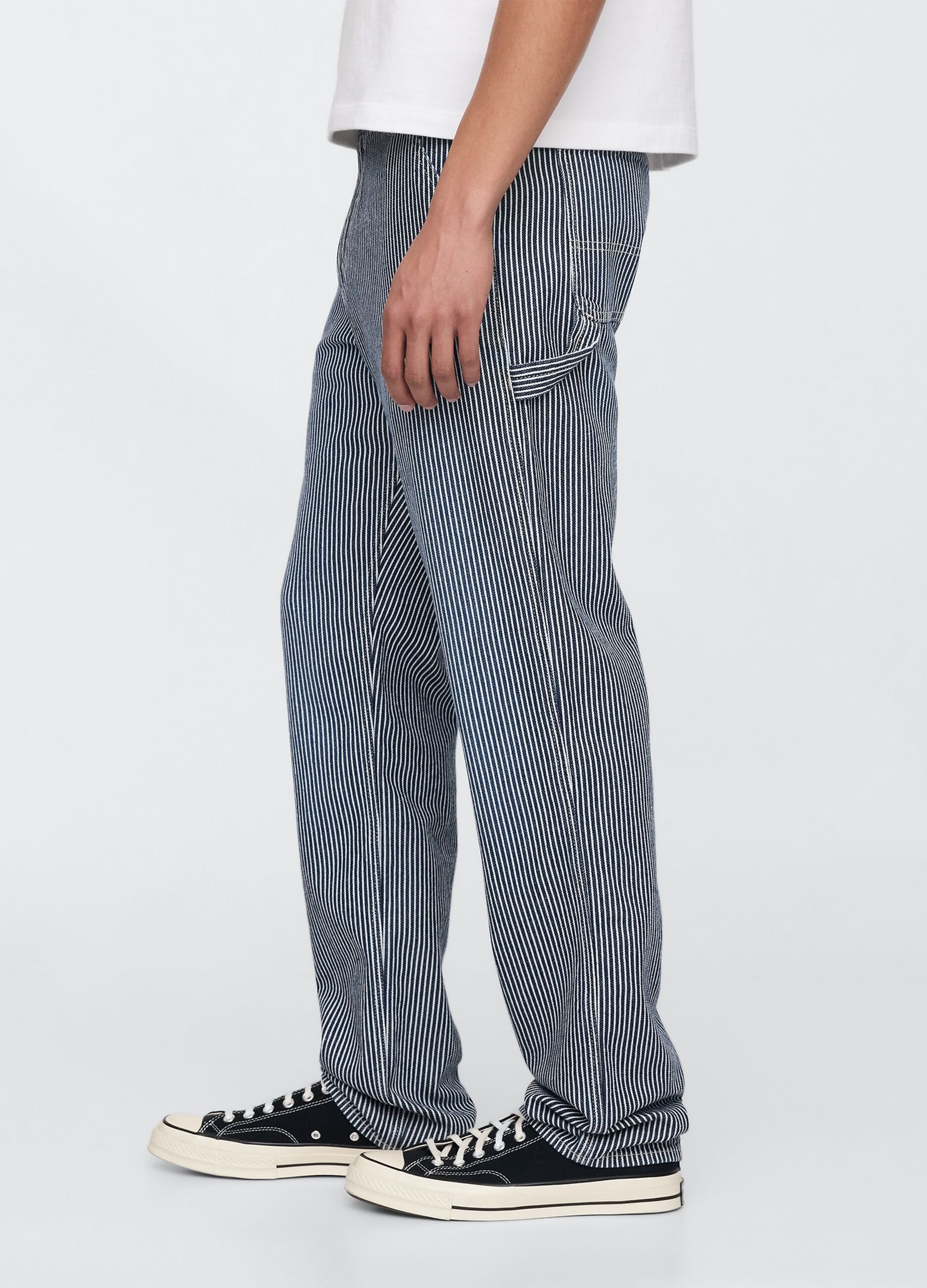 Jeans a righe in lyocell e cotone Gap