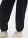 Girls' Black Cotton Jogger Trousers_2
