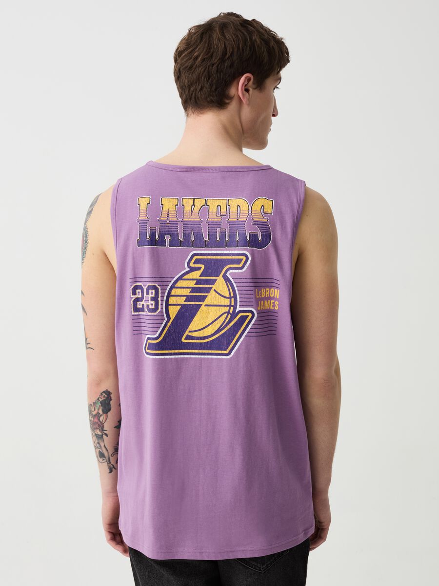 Tank top with NBA Los Angeles Lakers print_1