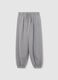 Fleece joggers with drawstring_4