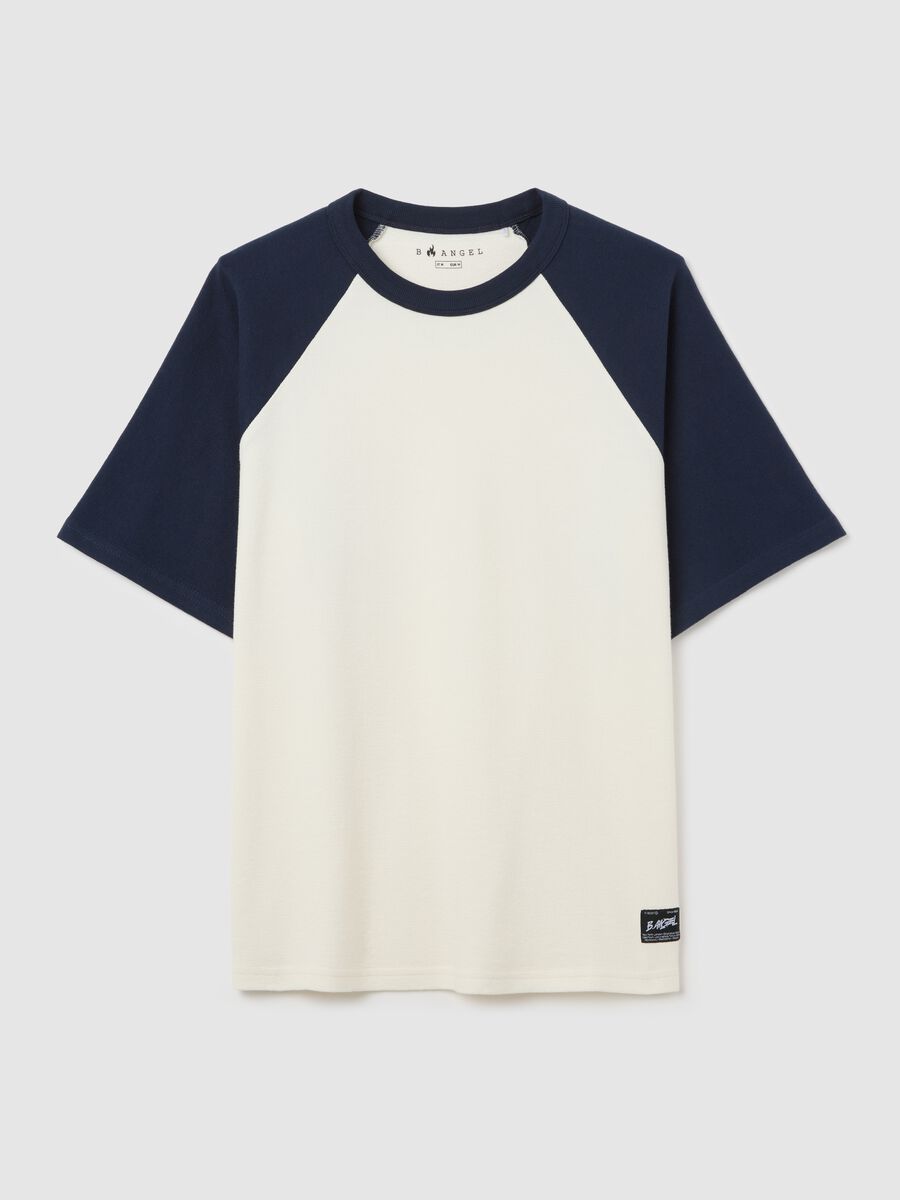 T-shirt in two-tone cotton_4