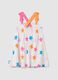 Baby girls&rsquo; multicoloured dress in 100% cotton with wide fit_1