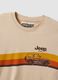 Beige pure cotton regular fit T-shirt with print_5
