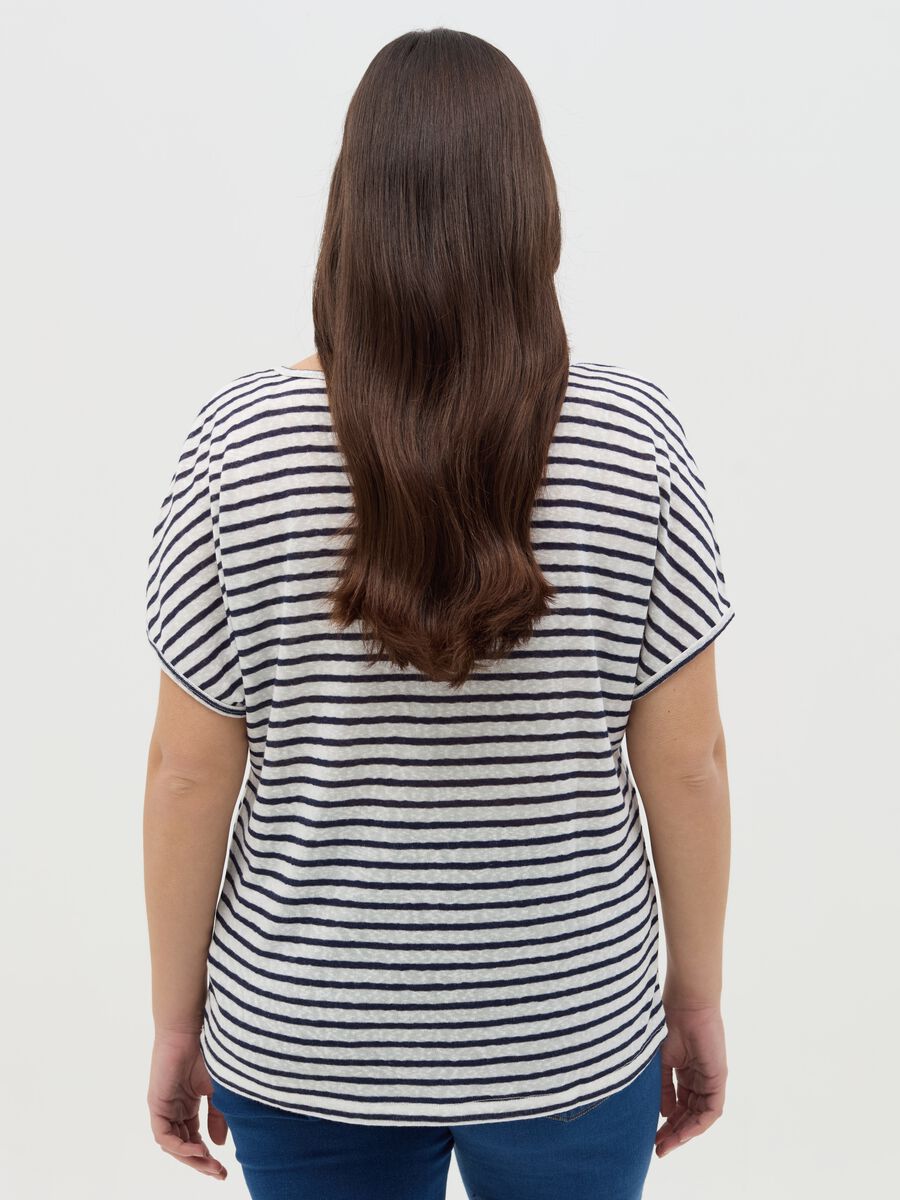 Curvy T-shirt in viscose blend_3