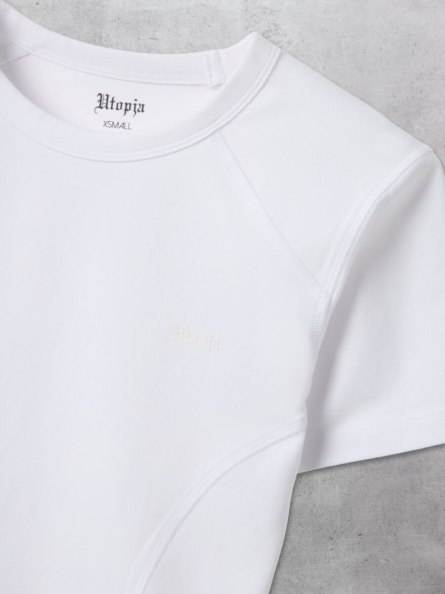 Fitted Logo T-shirt White_6